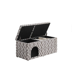 Storage Bench With Pet Bed