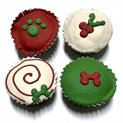 Dog Treats Christmas Mini Cupcakes (shelf stable)