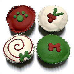 Dog Treats Christmas Mini Cupcakes (shelf stable)